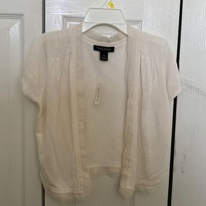 White House/ Black Market White ruffled jacket